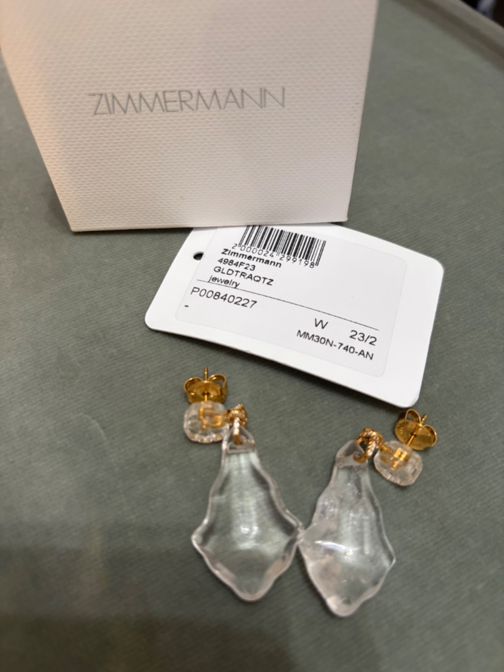 Zimmermann crystal chandelier earrings - Picture 1 of 9